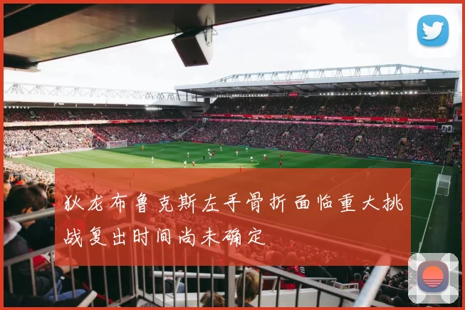 狄龙布鲁克斯左手骨折面临重大挑战复出时间尚未确定